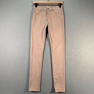 Adriano Goldschmied The Farrah Skinny Ankle Jean Women 24R Peach Comfort Stretch